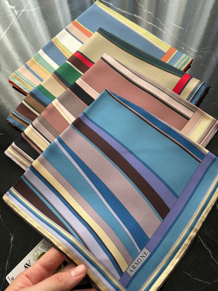 Armine 2026 İlkbahar Yaz Tivil İpek Eşarp 9514-07