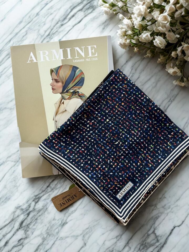 Armine Nostalji Tivil İpek Eşarp 9013-10