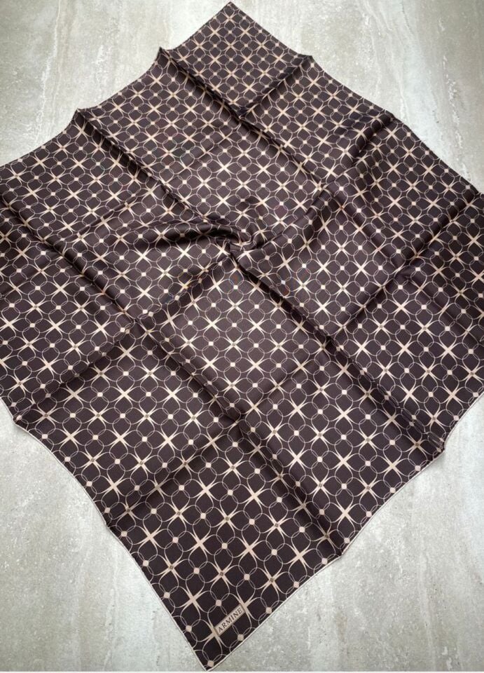 Armine Nostalji Tivil İpek Eşarp 9207-34