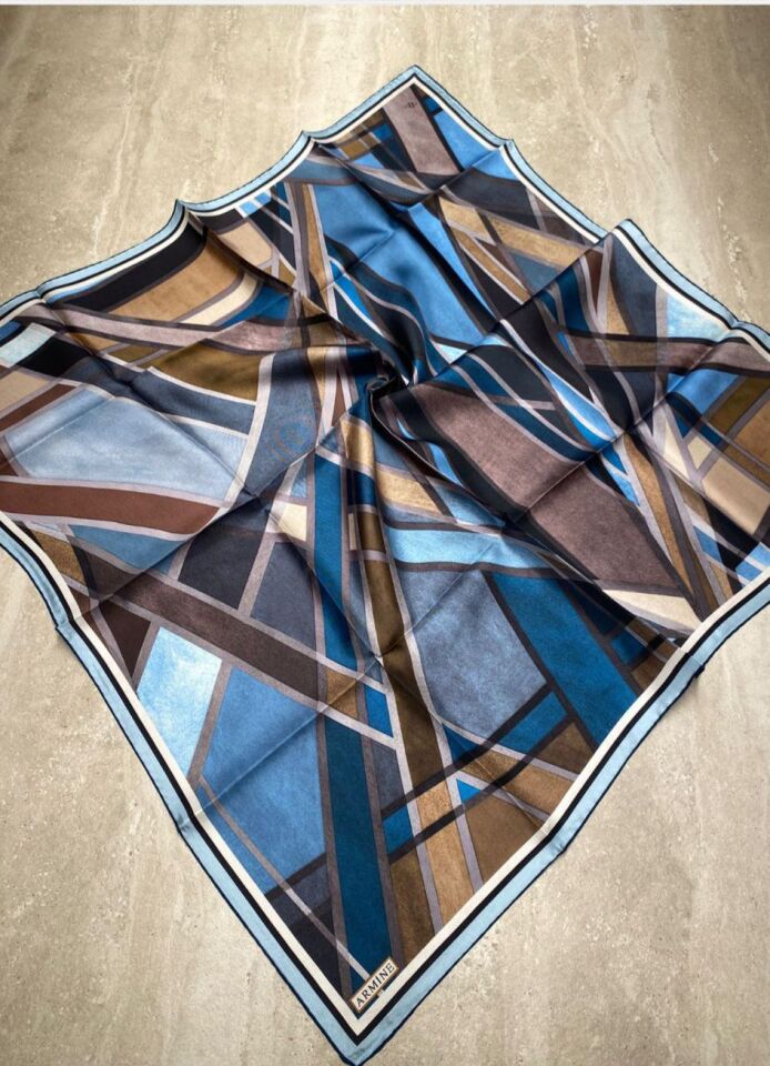 Armine Nostalji Tivil İpek Eşarp 8843-38