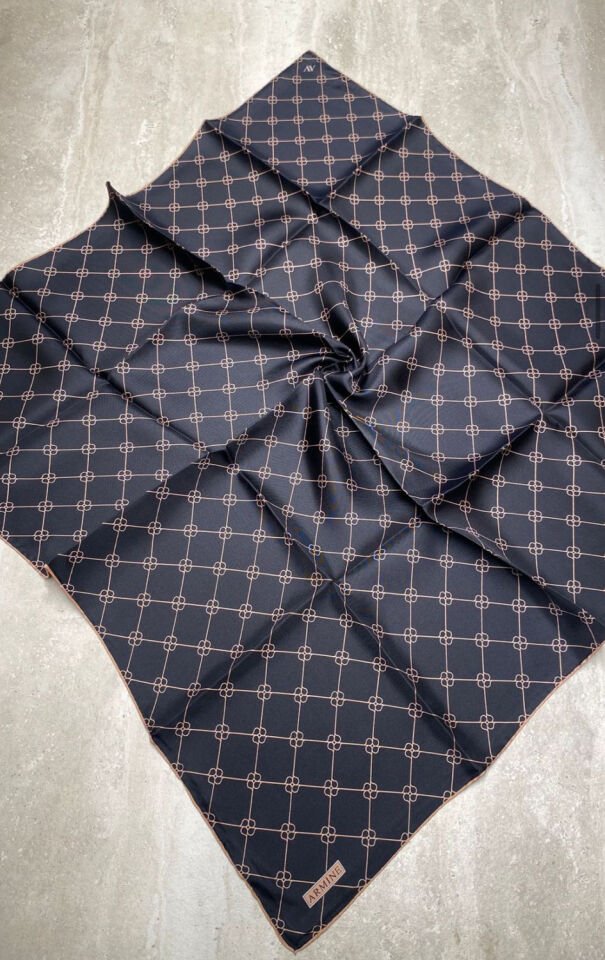 Armine Nostalji Tivil İpek Eşarp 8555-11