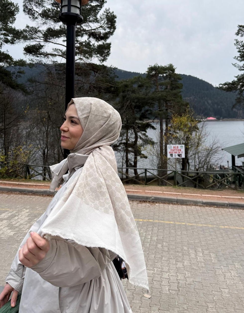 Aker Elegance Monogram Şal 933