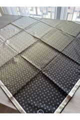 Violla DGN50152 Twill Fıstık Yeşili Eşarp (ipek içermez)