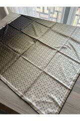 Violla DGN50152 Twill Fıstık Yeşili Eşarp (ipek içermez)