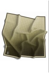 Violla DGN50152 Twill Fıstık Yeşili Eşarp (ipek içermez)