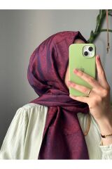 İpekseli Etro Vual Dokuma Şal Lacivert Bordo