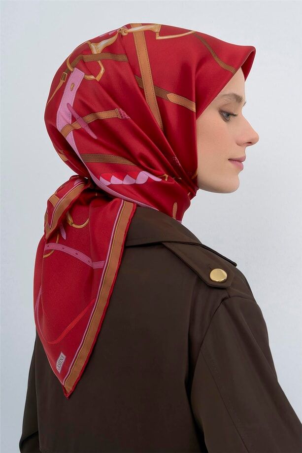 Armine 2026 İlkbahar Yaz Tivil İpek Eşarp 9517-54