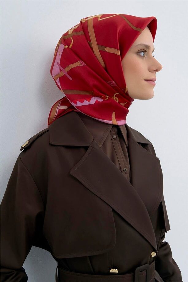 Armine 2026 İlkbahar Yaz Tivil İpek Eşarp 9517-54