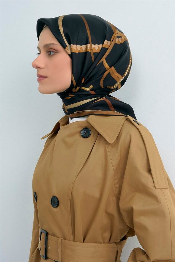 Armine 2026 İlkbahar Yaz Tivil İpek Eşarp 9517-04