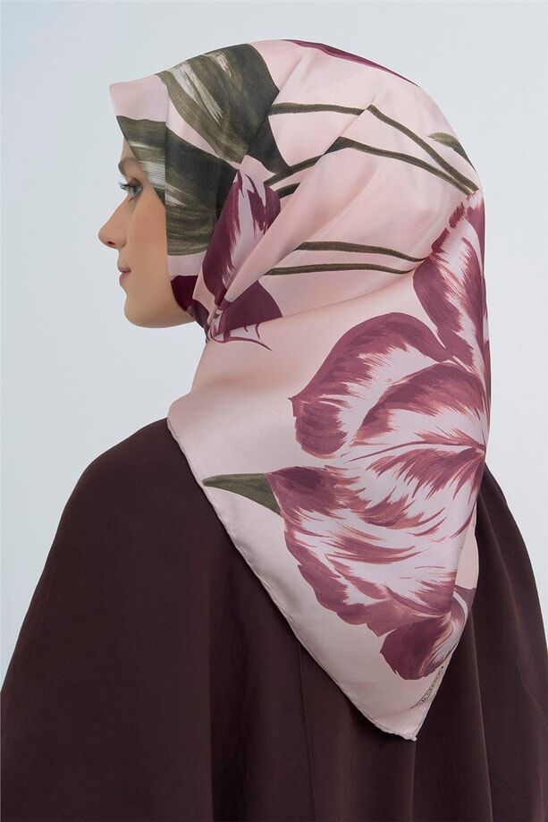 Armine 2026 İlkbahar Yaz Tivil İpek Eşarp 9506-33