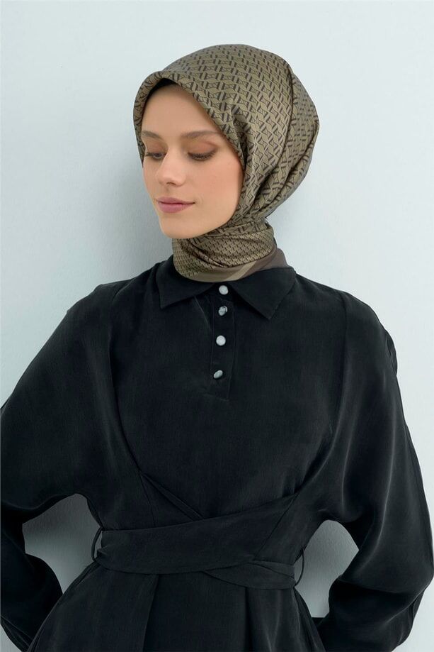 Armine 2026 İlkbahar Yaz Tivil İpek Eşarp 9502-55