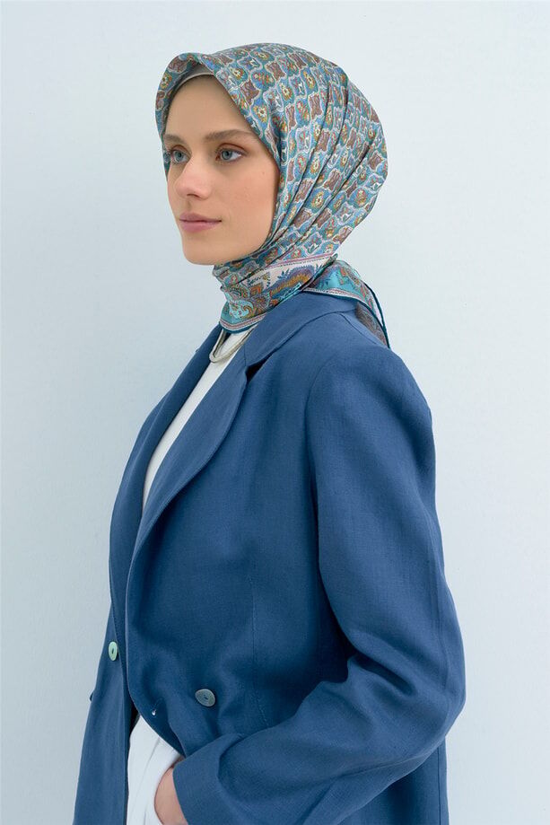 Armine 2026 İlkbahar Yaz Tivil İpek Eşarp 9518-33