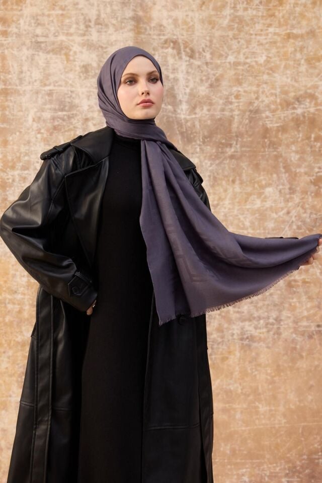 İpekhan Fendi Desen Pamuk Jakar Şal 8009-05