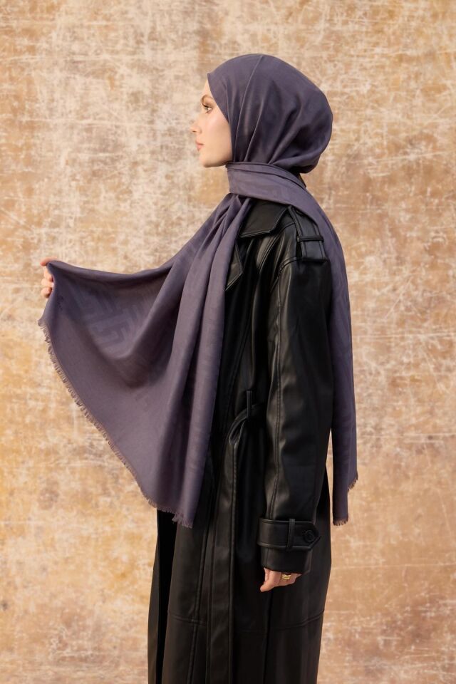 İpekhan Fendi Desen Pamuk Jakar Şal 8009-05