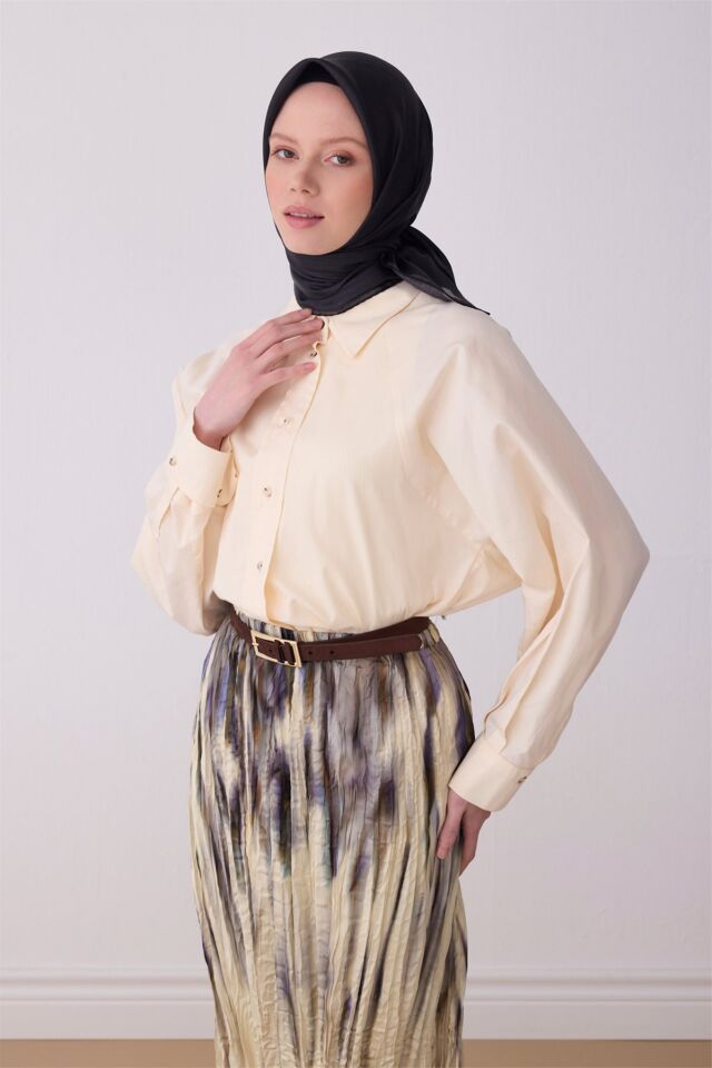 Belli 2026 Yaz Sezonu Tivil İpek Eşarp 4305-50