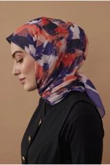 110 cm Sanatsal Desen Bambu Eşarp
