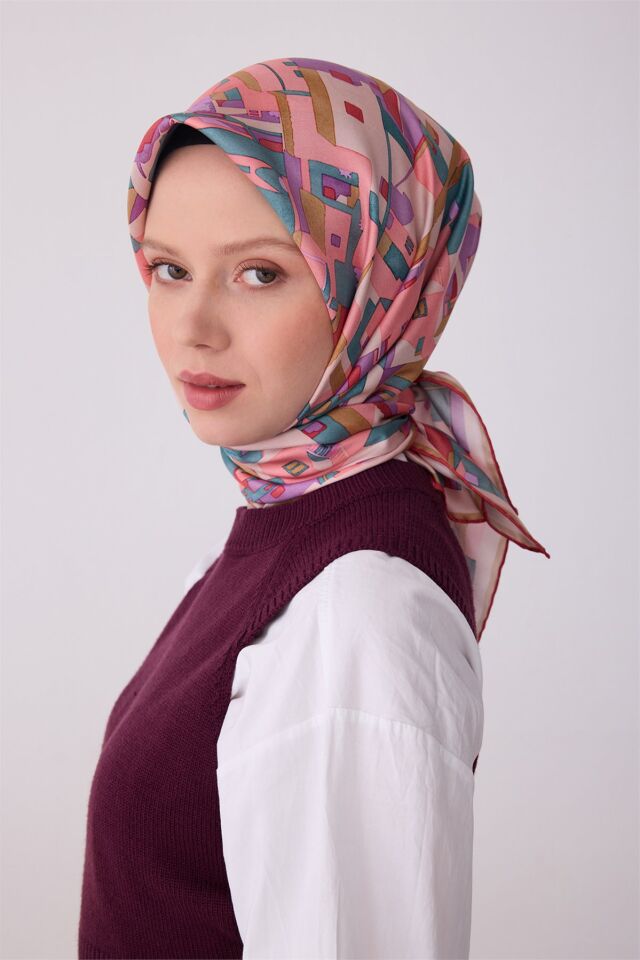 Belli 2026 Yaz Sezonu Tivil İpek Eşarp 4307-85