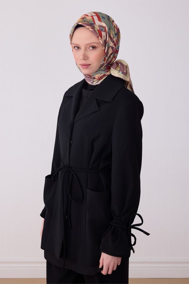 Belli 2026 Yaz Sezonu Tivil İpek Eşarp 4307-34