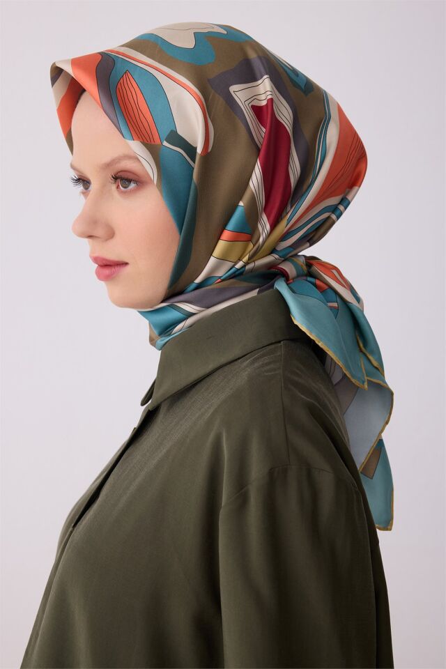 Belli 2026 Yaz Sezonu Tivil İpek Eşarp 4318-81