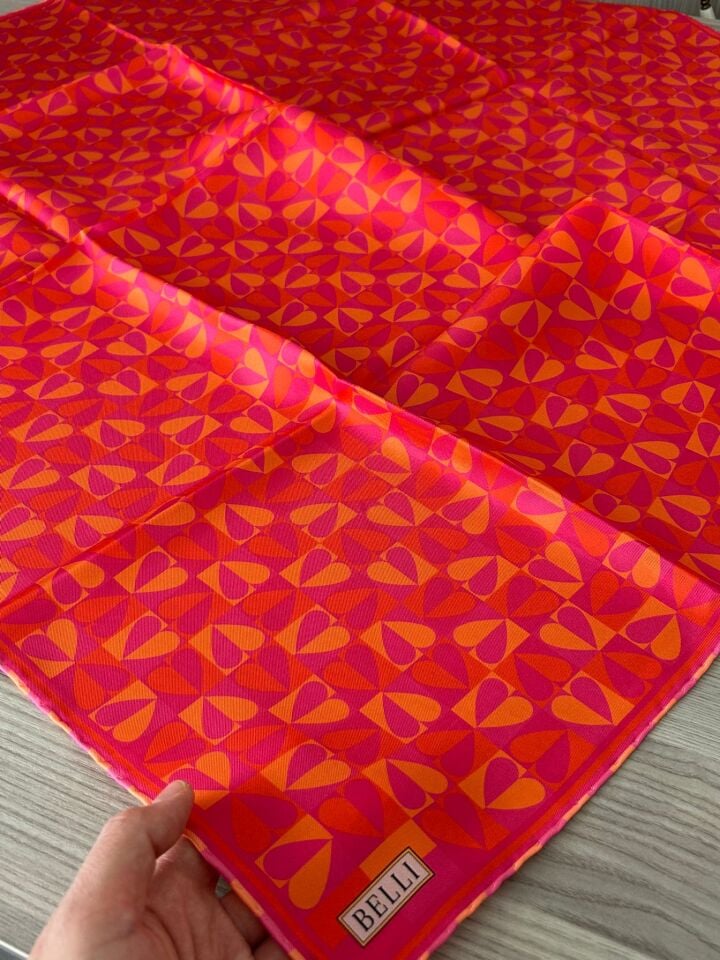 Belli 2026 Yaz Sezonu Tivil İpek Eşarp 4322-31