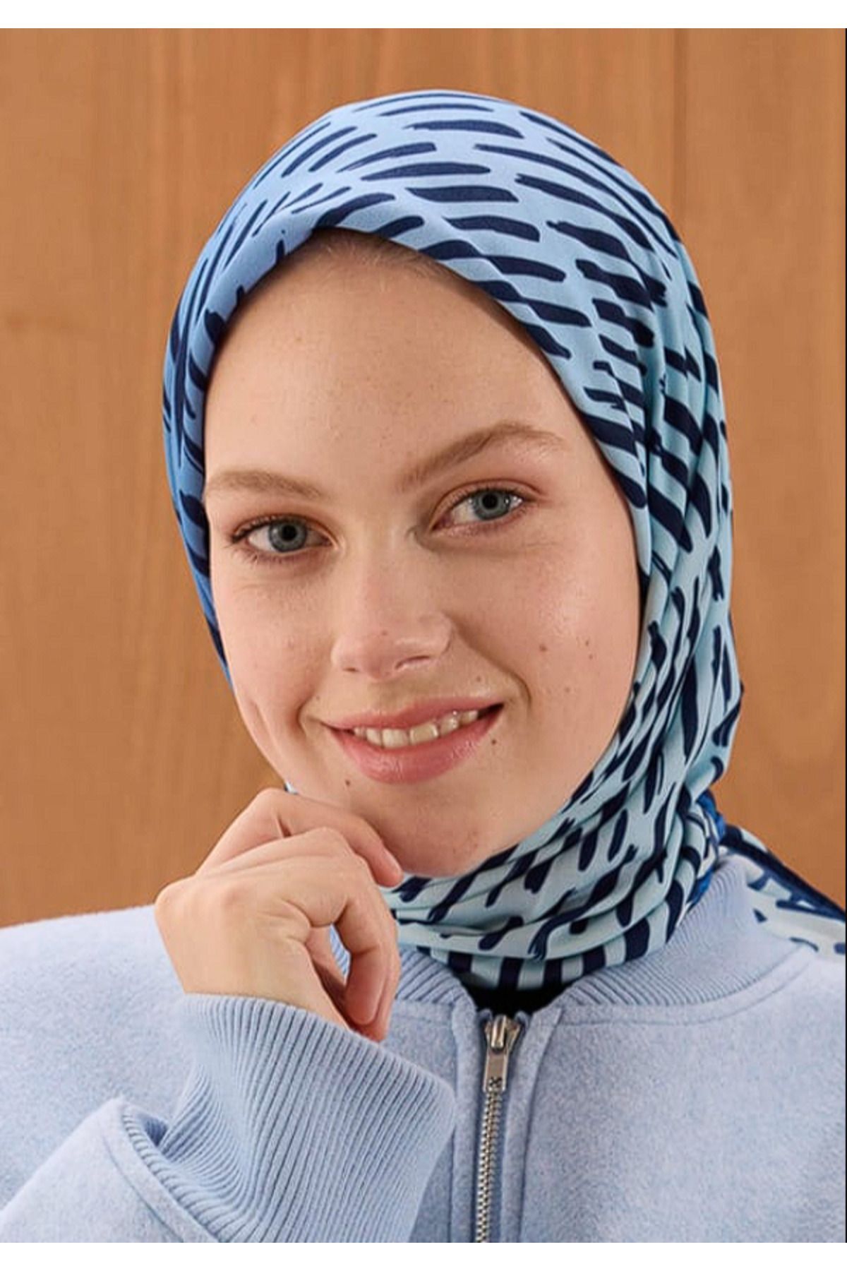 Cardion Fast Twill Eşarp Mavi