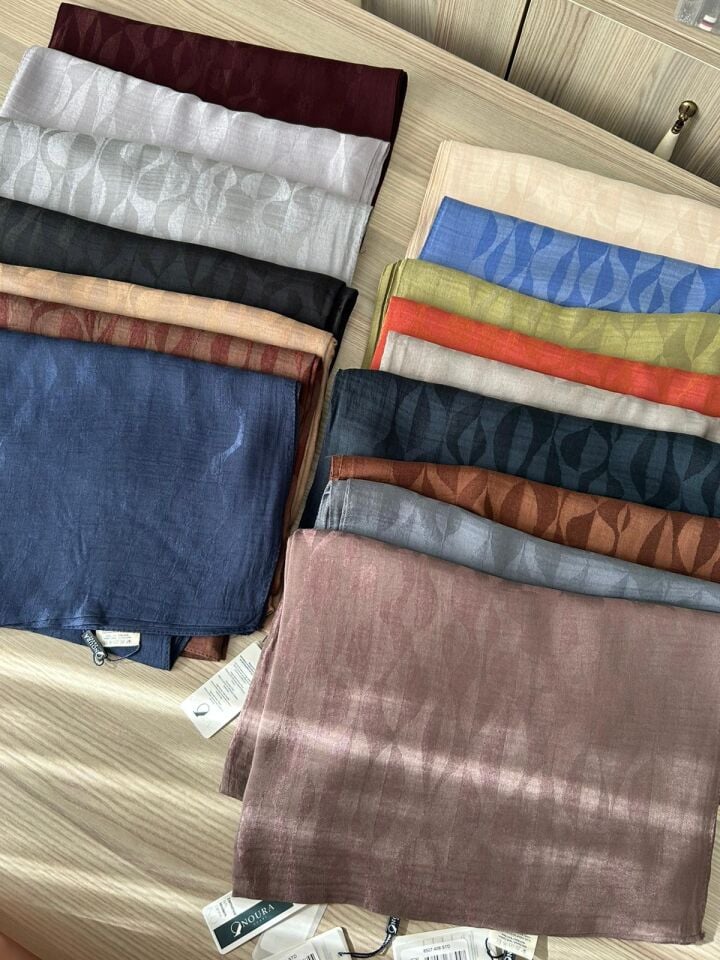 Noura Scarf Miora Şal Koyu Vizon