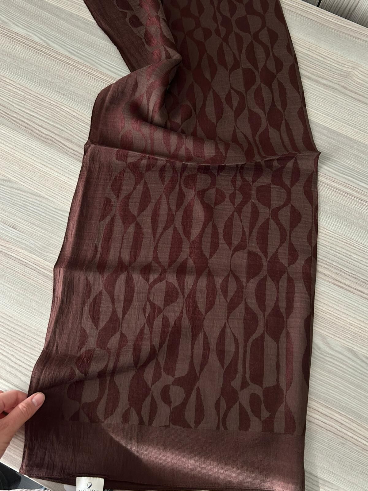 Noura Scarf Miora Şal Acı Kahve