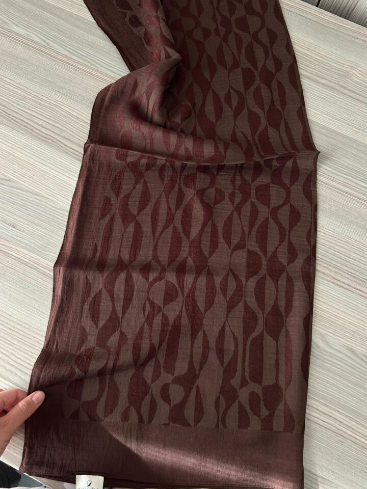 Noura Scarf Miora Şal Acı Kahve