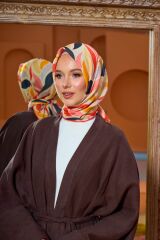 Marrakech Koleksiyon Soft Eşarp Koyu Gri Mercan 1201-10