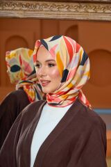 Marrakech Koleksiyon Soft Eşarp Koyu Gri Mercan 1201-10