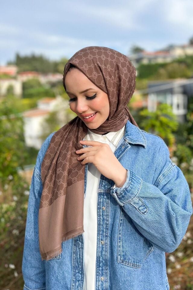 Elegance Monogram Şal 932
