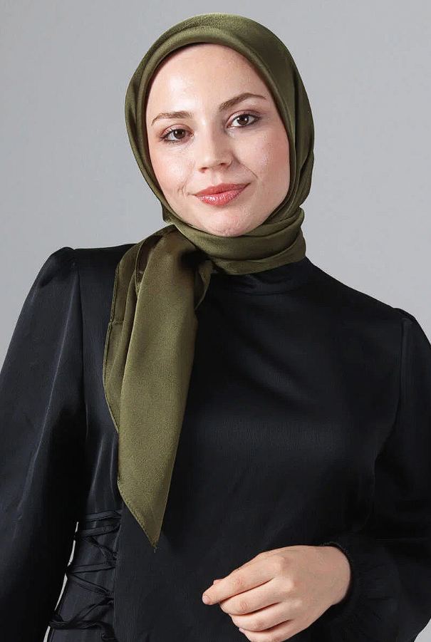 Harem Scarf Como Saten Eşarp V-50