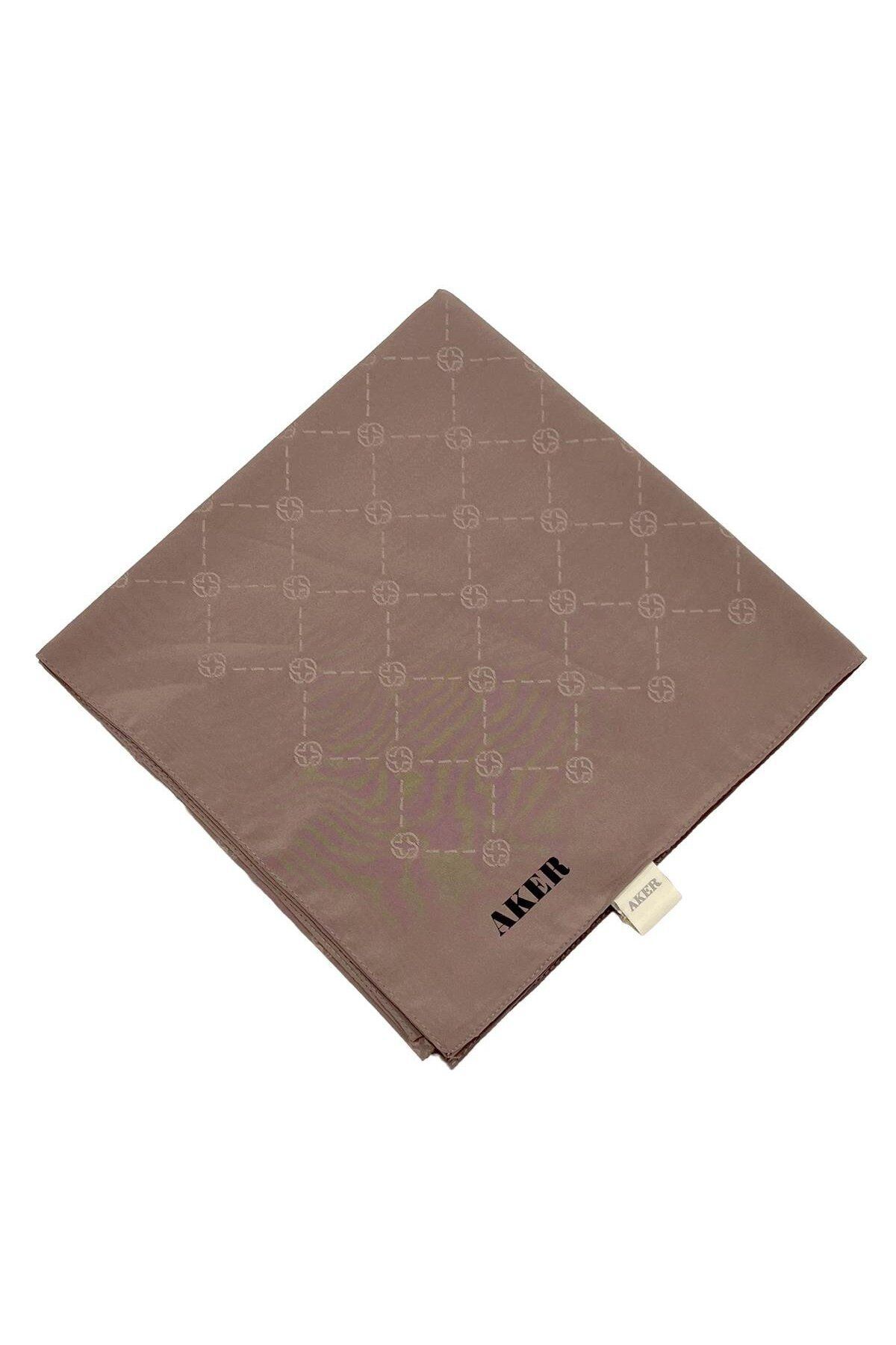 Monogram Eşarp - Sütlü Kahve 931