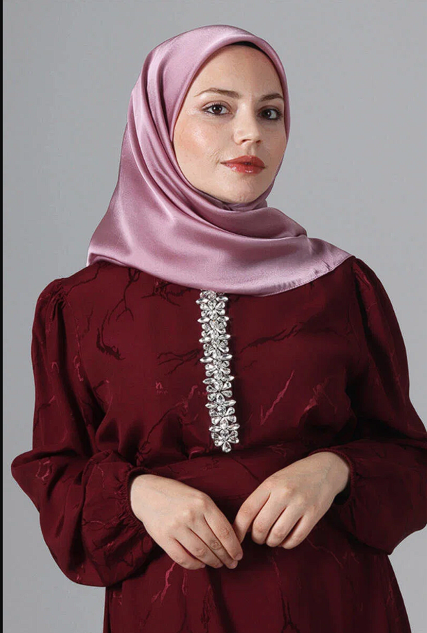 Harem Scarf Como Saten Eşarp V-31