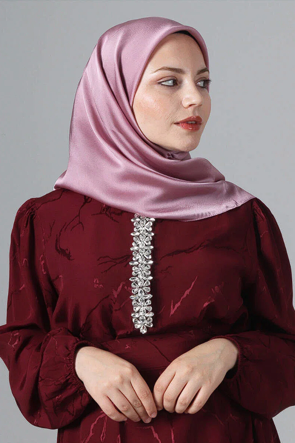 Harem Scarf Como Saten Eşarp V-31