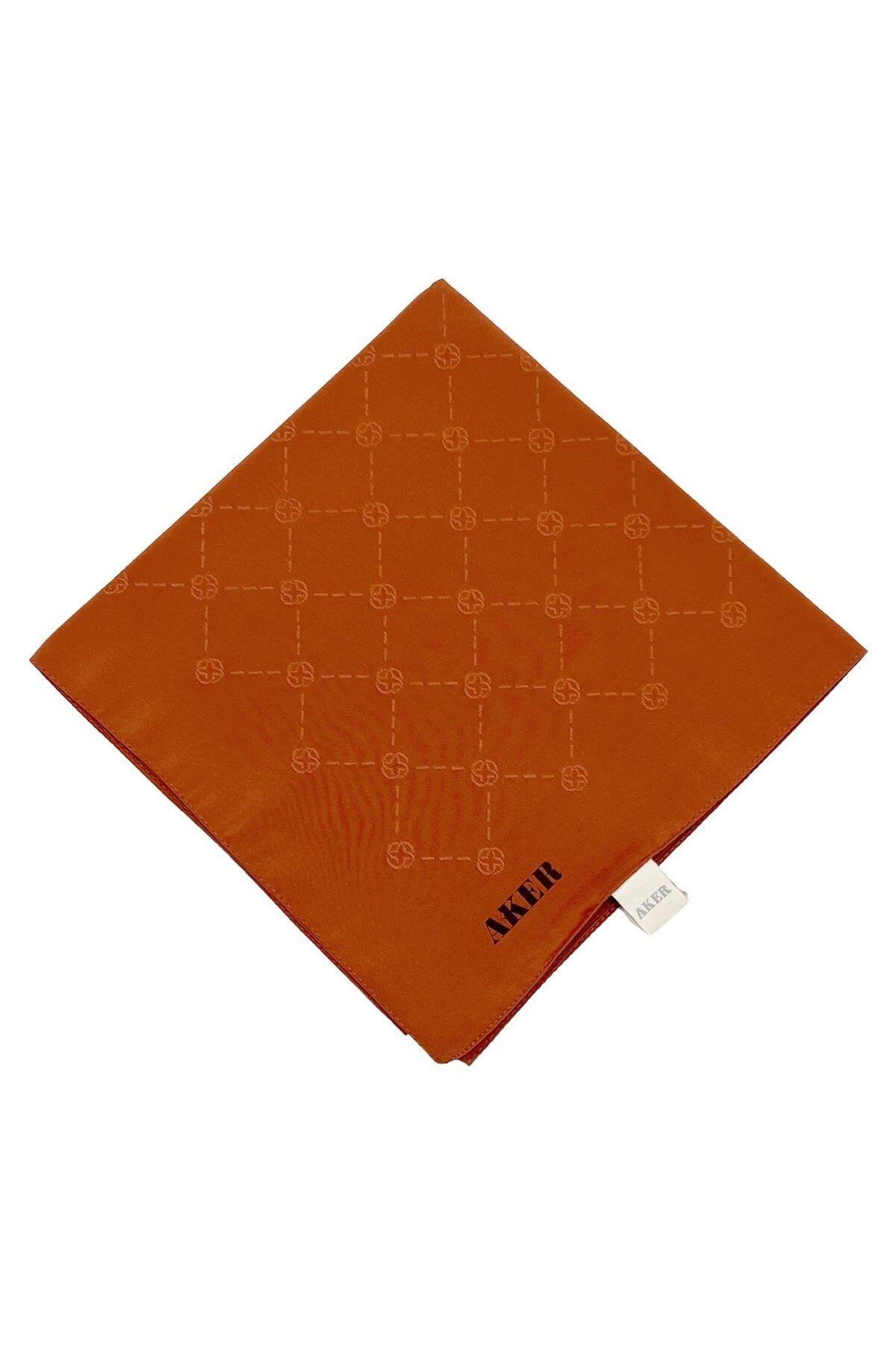 Monogram Eşarp - Kiremit 962