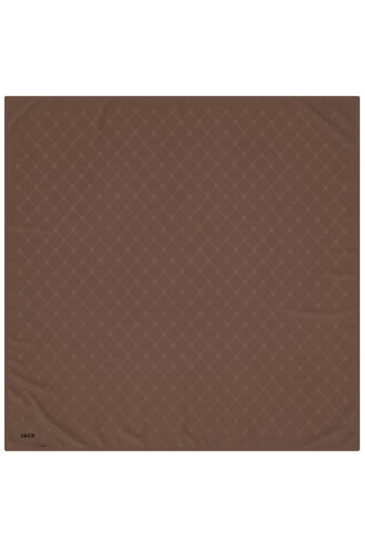 Monogram Eşarp - Kahve 932