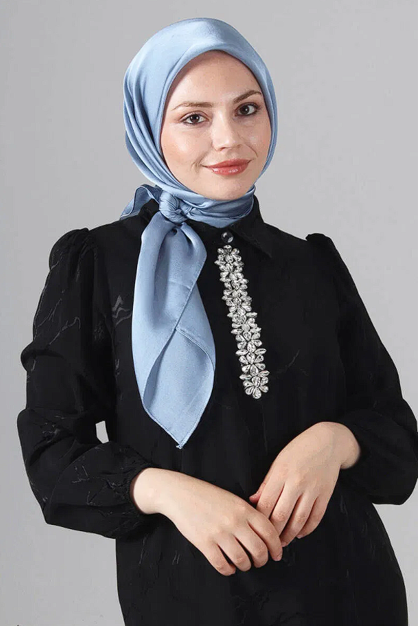 Harem Scarf Como Saten Eşarp V-11