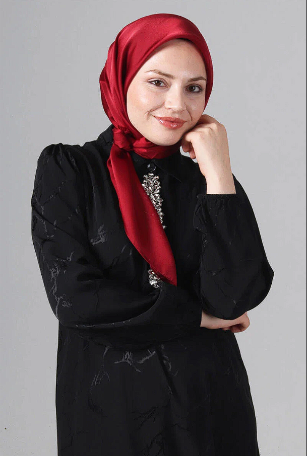 Harem Scarf Como Saten Eşarp V-25