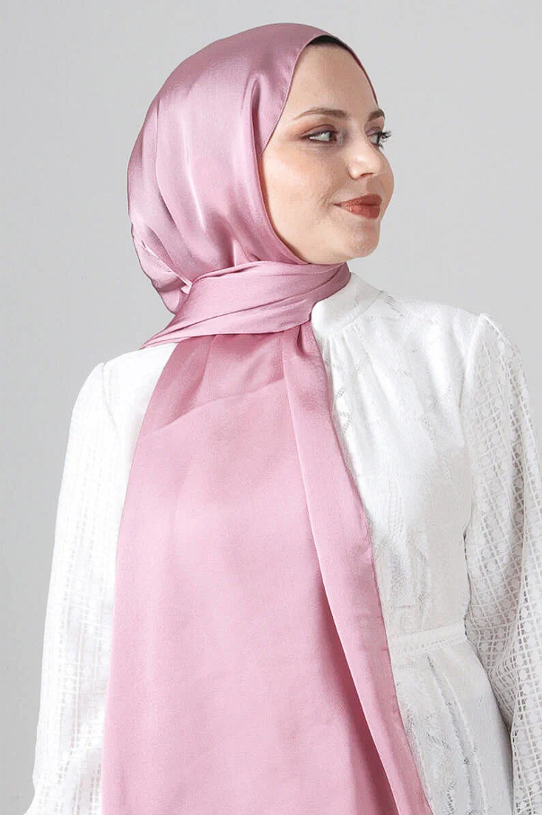 Harem Scarf Como Saten Şal V-31