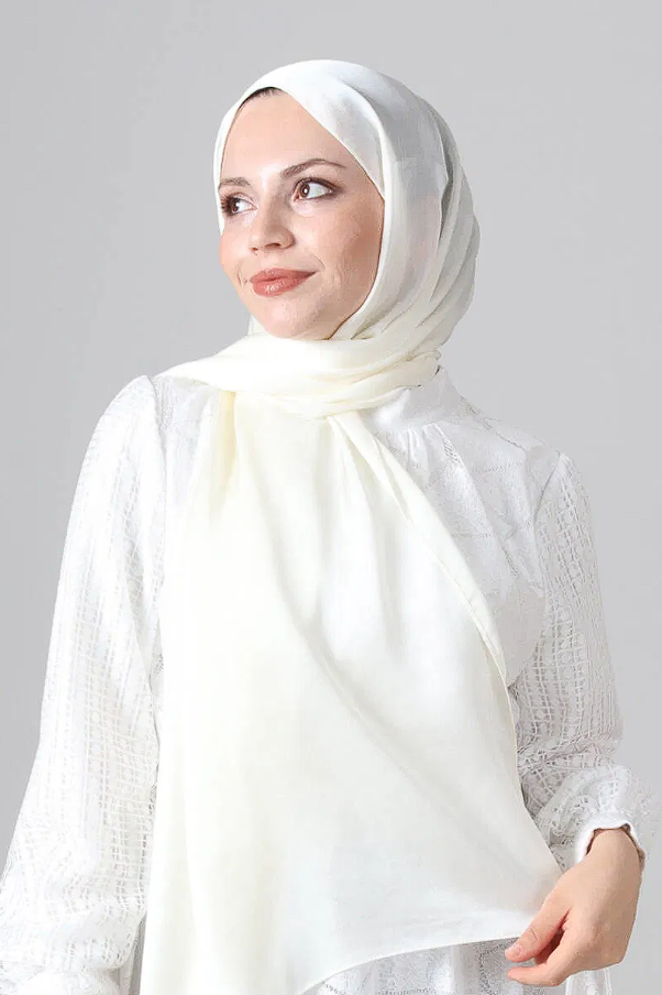 Harem Scarf Como Saten Şal V-79