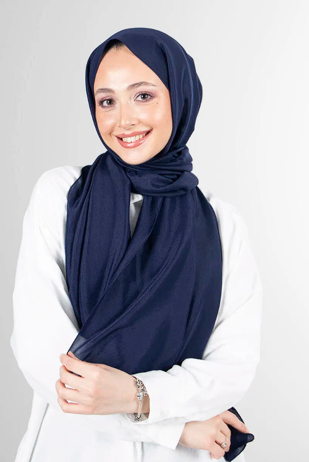 Harem Scarf Brisa Vual Şal Lacivert