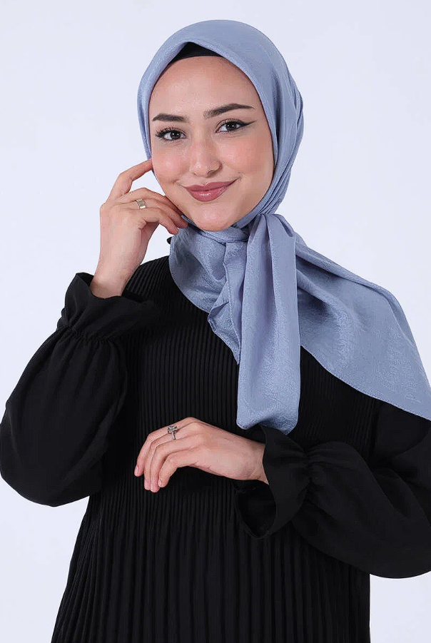 Harem Scarf Brisa Vual Eşarp Kot Mavi