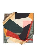 90x90 Polyester Twill Eşarp (Nostalji) 02323 918