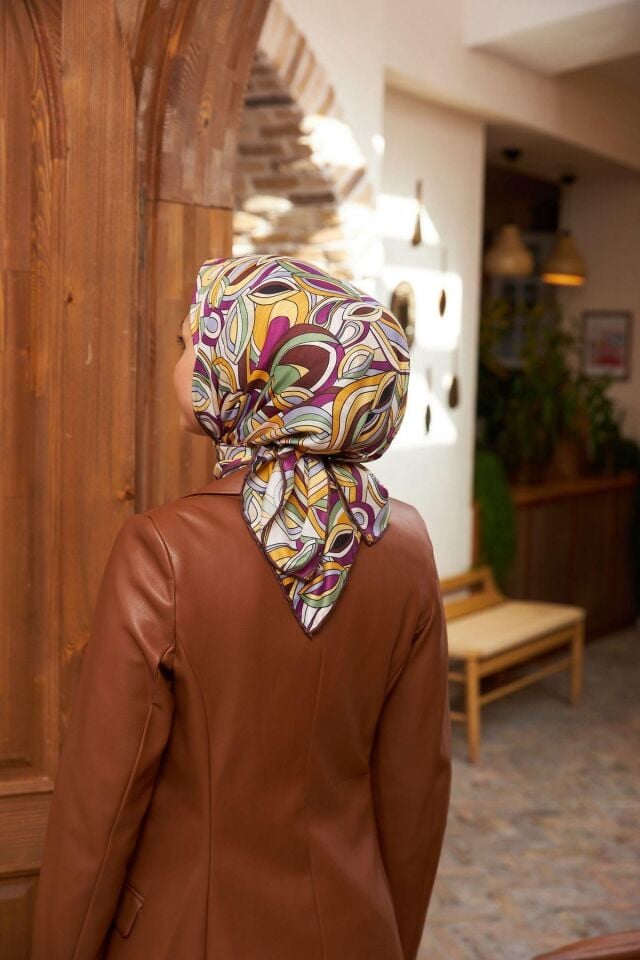 İpekhan Geo Oval Soft Eşarp 1158-06