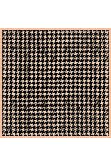 Aura Kazayağı Soft Eşarp Siyah Pembe 1155-12