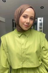 Feyza Hakyemez Bambu Kraş Şal - Kahverengi