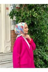 Pera Soft Eşarp Pembe Turuncu 1148-08