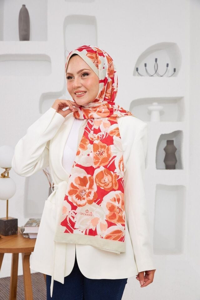 İpekhan Nature Easy Tullipa Şal Papatya 3033-10