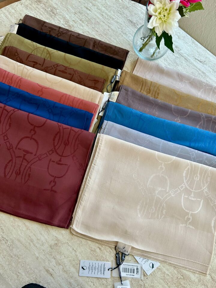 Noura Scarf Diamond Maria Şal Antrasit